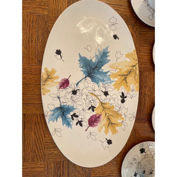 STARBUCKS 2007 FALLING LEAVES COLLECTION SERVEWARE - Picture 2 of 15